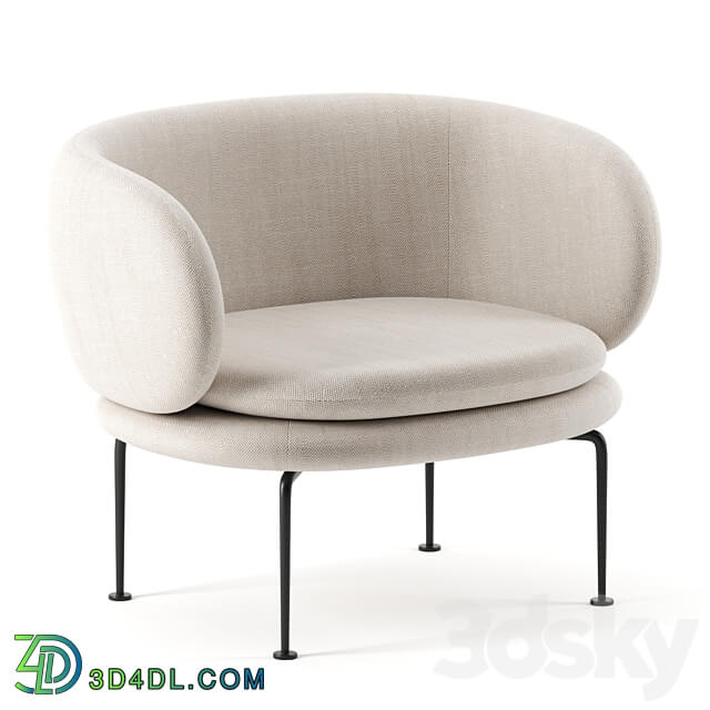 Soave armchair by La Cividina