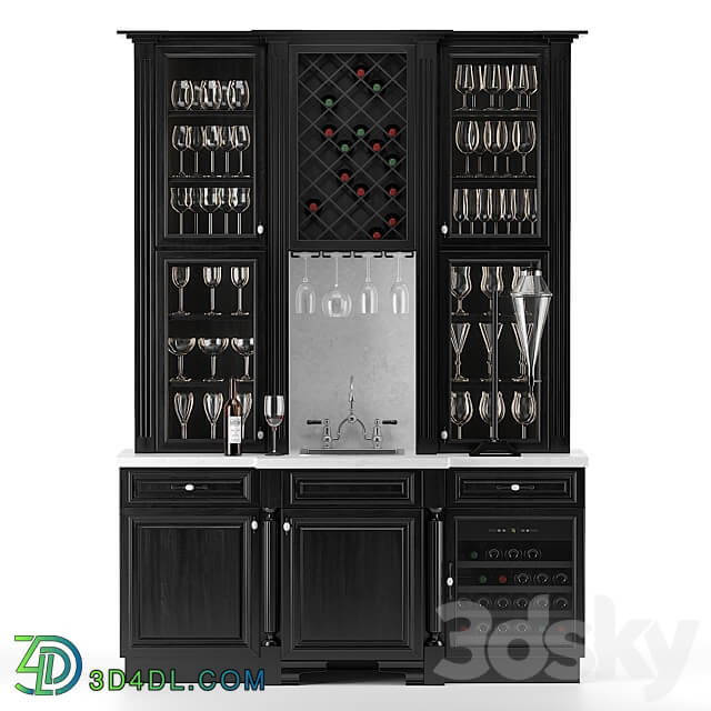 Wardrobe Display cabinets Wine cabinet with sink