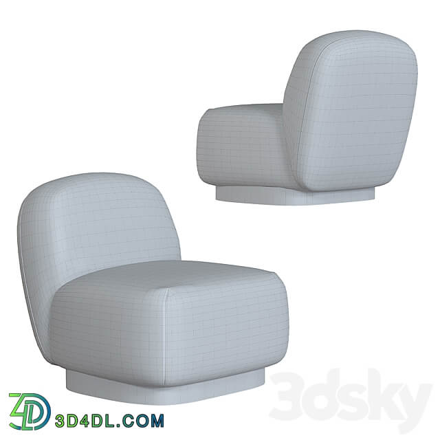 Elsie Cream White Armchair