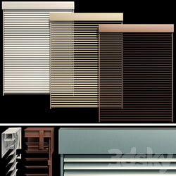 Metal blinds for windows and doors 