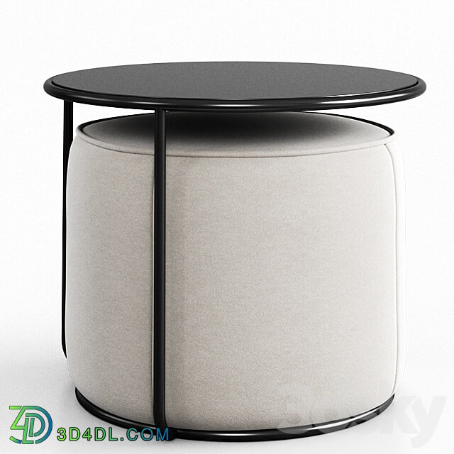 Tom pouf side table