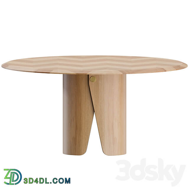 Table Chair Dinning Set by Gallotti Radice