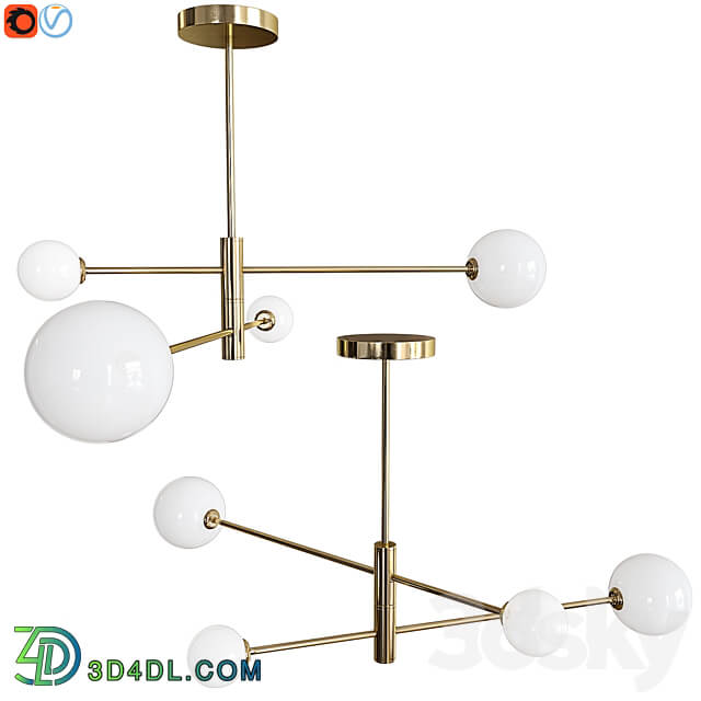 Pendant light Ceiling chandelier Lumion ESTELLE 4418 4C