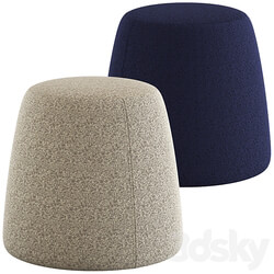 Globewest Felix Pebble Ottoman 3D Models 