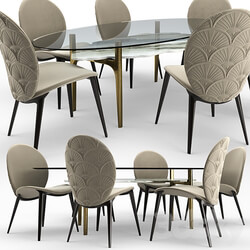 Table Chair Arkady Dining Room Visionnaire Home 