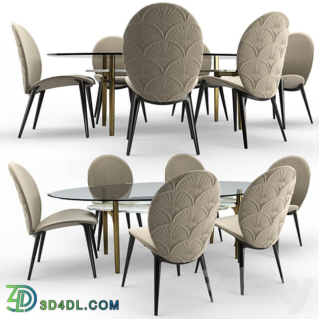 Table Chair Arkady Dining Room Visionnaire Home