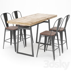 Table Chair Bar Table and Stool Sets 05 