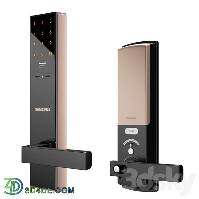 Samsung Digital Door Lock 02 Miscellaneous 3D Models