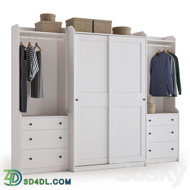 Wardrobe Display cabinets Hauga Hauga wardrobe combination.