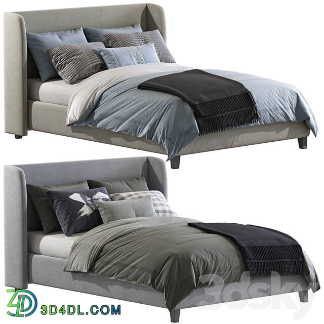 Bed Norbrook Upholstered Low Profile Standard Bed