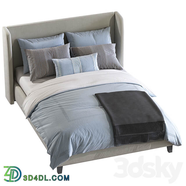 Bed Norbrook Upholstered Low Profile Standard Bed