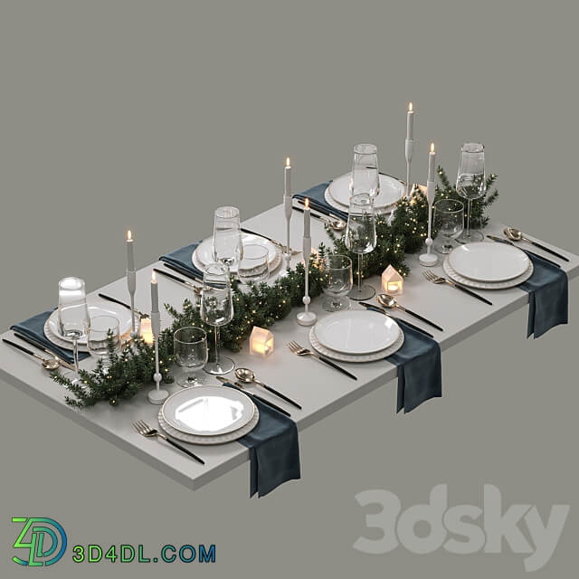 New Year 39 s table setting