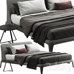 Bed Poliform kelly imbottito bed 