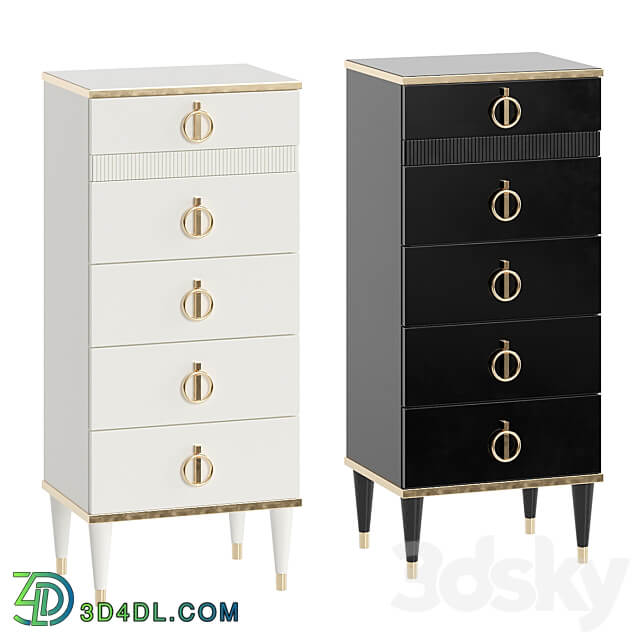 Sideboard Chest of drawer Chest of drawers Rimini Solo narrow with bar