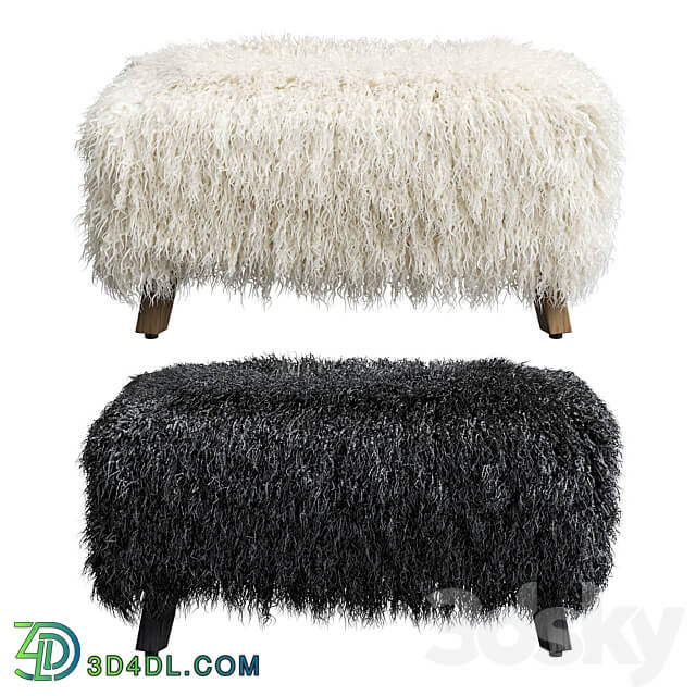 Cabana Footstool Yeti Timothy Oulton