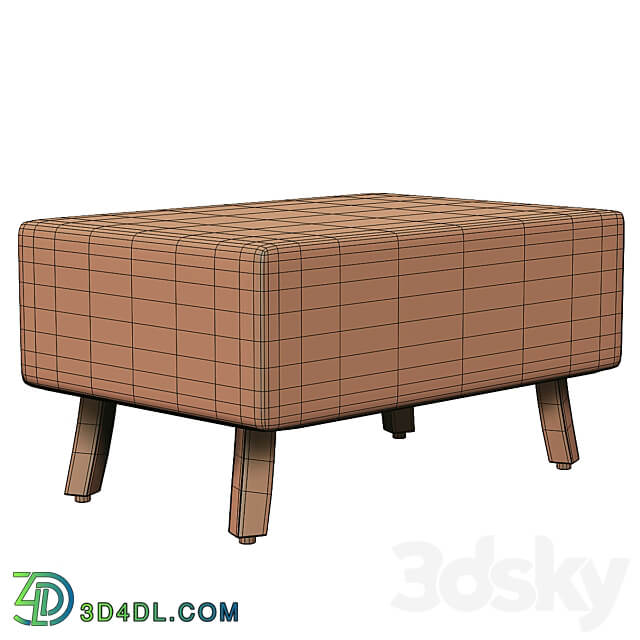 Cabana Footstool Yeti Timothy Oulton