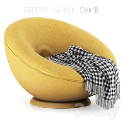 Groovy Swivel Chair 