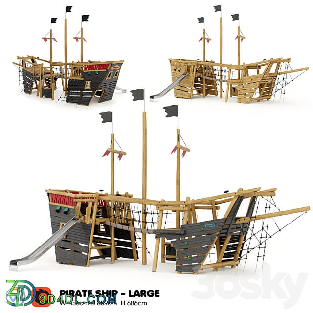 KOMPAN. PIRATE SHIP LARGE