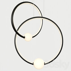 Pendant light Pendant light Lampatron GRIGGS DUO Black 