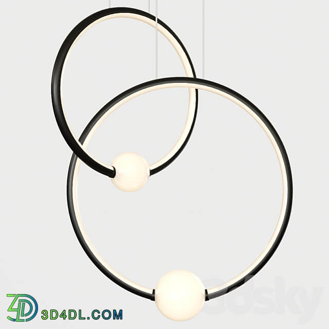 Pendant light Pendant light Lampatron GRIGGS DUO Black