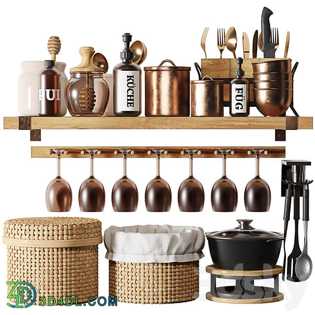 Kitchen accessory decor set collection