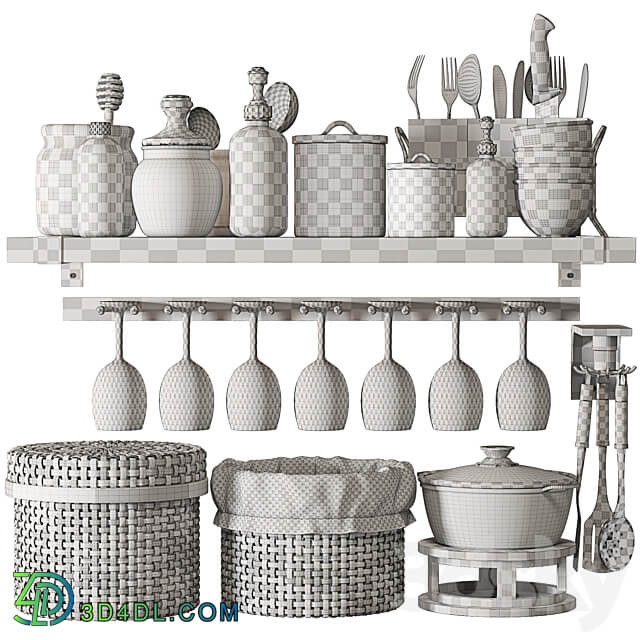 Kitchen accessory decor set collection