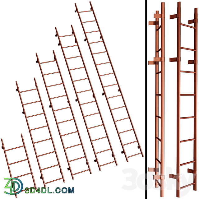 Roof ladder Roof safety system