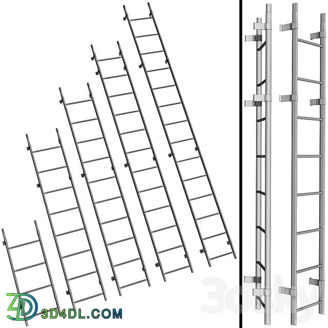 Roof ladder Roof safety system