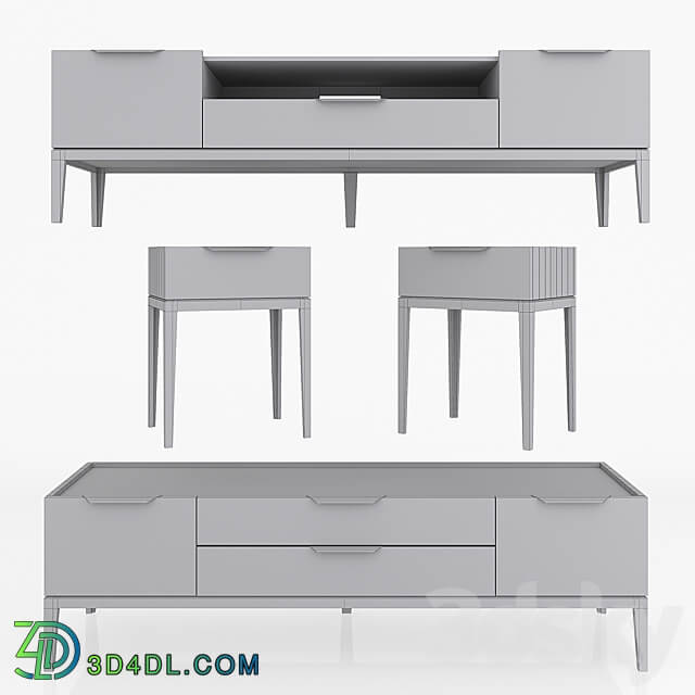 Sideboard Chest of drawer Dantone Home Metropolitan stand set