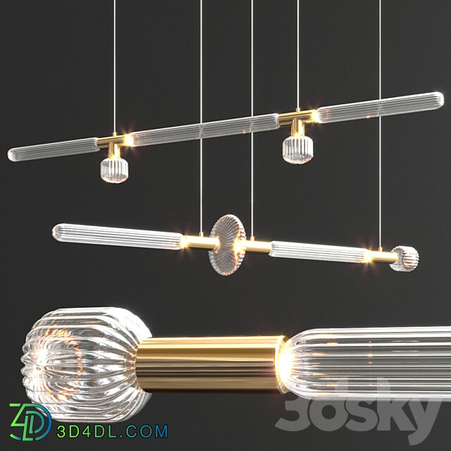 Pendant light Cipher Multi Pendant Collection by LASVIT