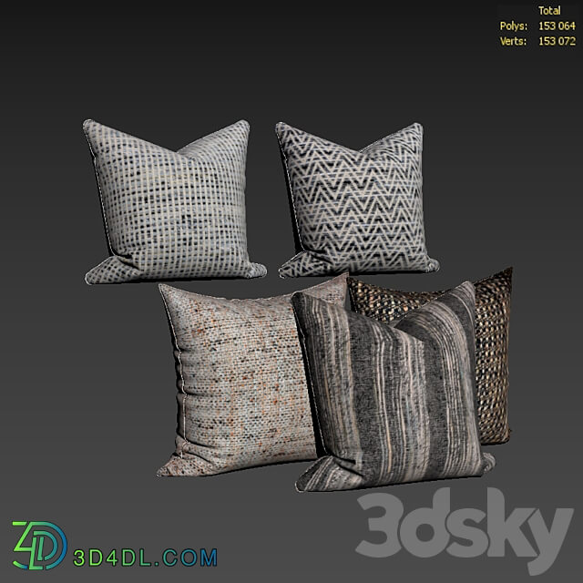Decorative pillows set 587