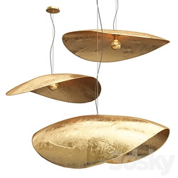 Pendant light Gervasoni Brass Pendant 3 shapes 