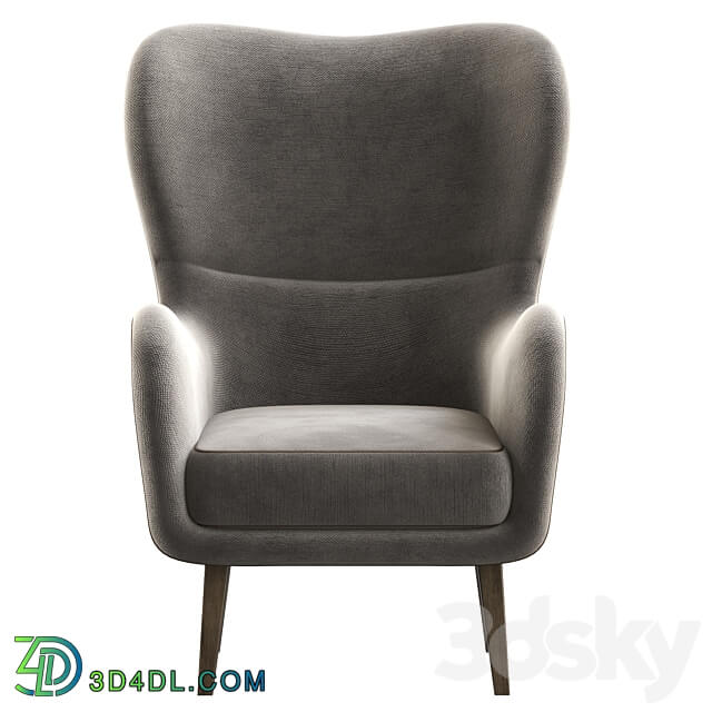 Oday 27.5 W Wingback Chair