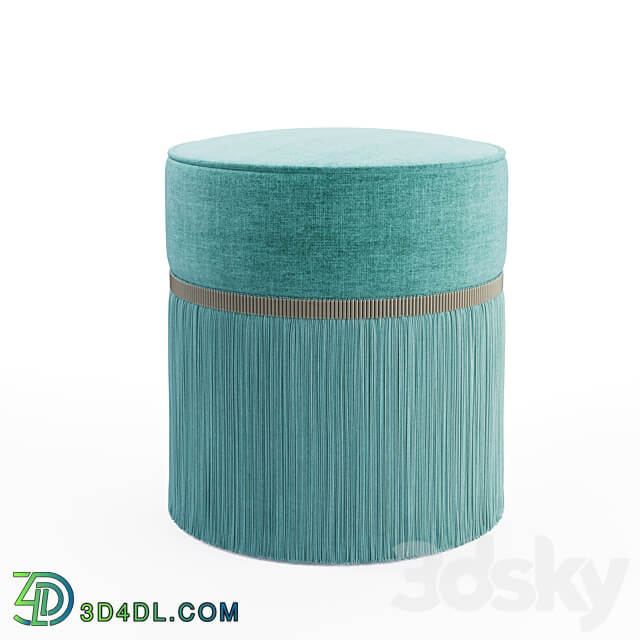 Couture Plain Pouf