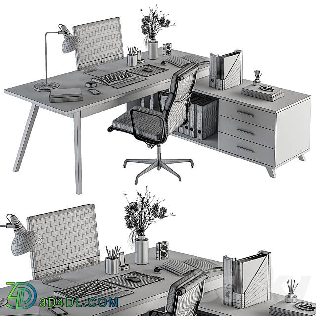 Office Furniture Manager Set 16