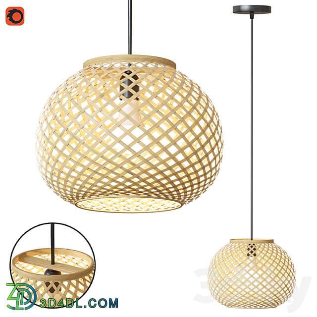 Pendant light Sigvard Bamboo Light