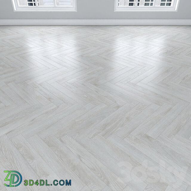 Wood Parquet Oak 3 types herringbone linear chevron.