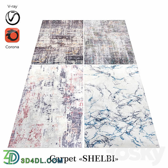 Chinese synthetic carpets SHELBI 