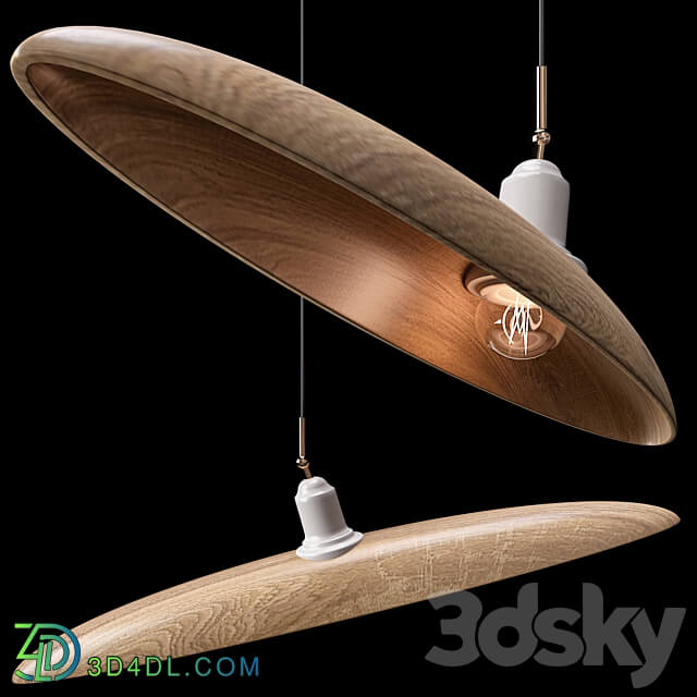 Pendant light Willlustr wood pendant light