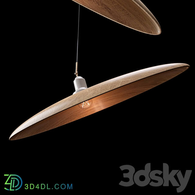 Pendant light Willlustr wood pendant light