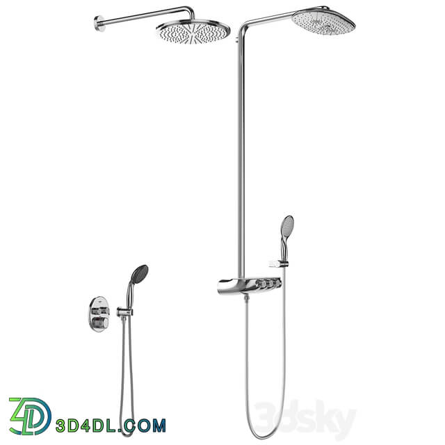 Shower enclosures Radaway Furo set 116