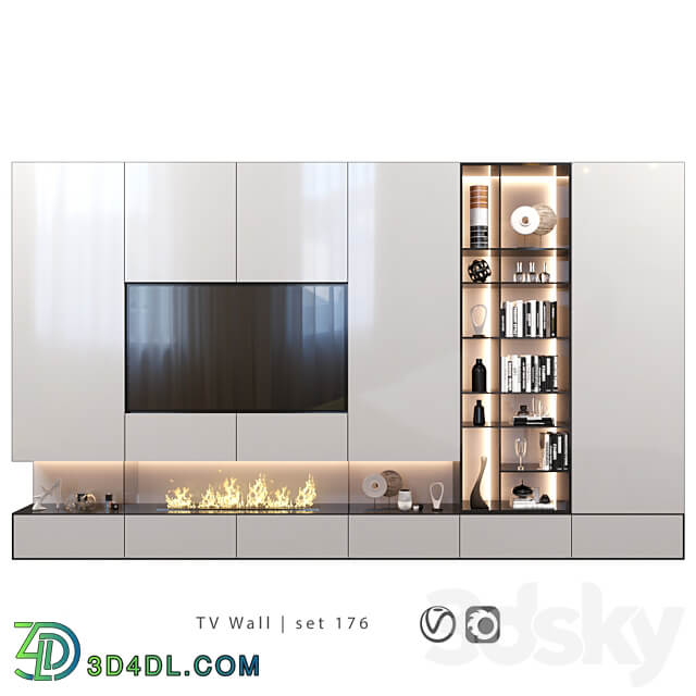 TV Wall set 176