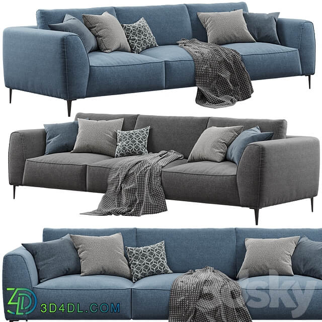 Chateau d Ax Dudy 3 seat fabric sofa 