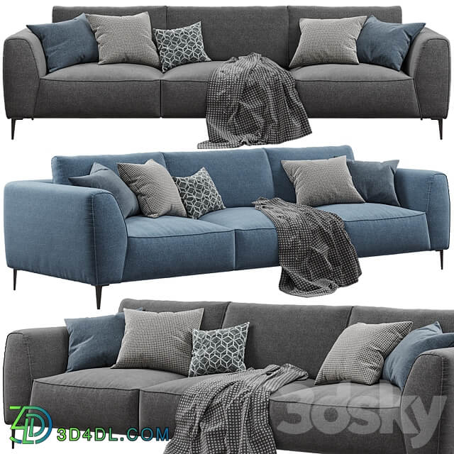 Chateau d Ax Dudy 3 seat fabric sofa 