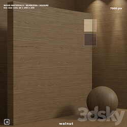 Material wood seamless walnut set 112 