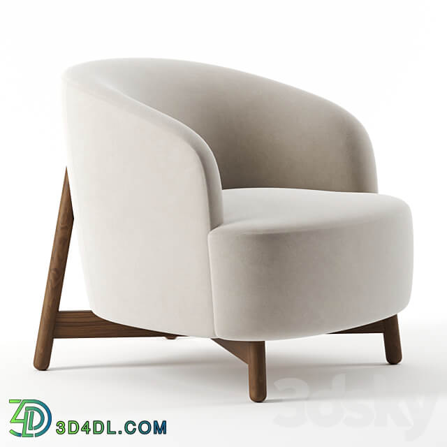 Copine armchair by Porada