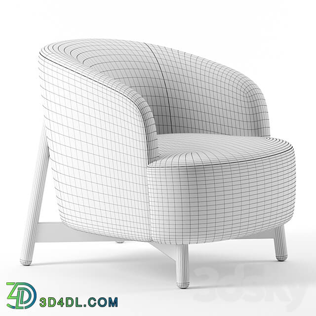 Copine armchair by Porada