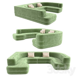 Charles Zana Alexandra sofa invisible collection 