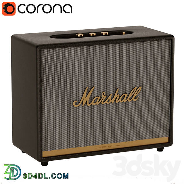 Marshall Loudspeaker Woburn II Black Leather