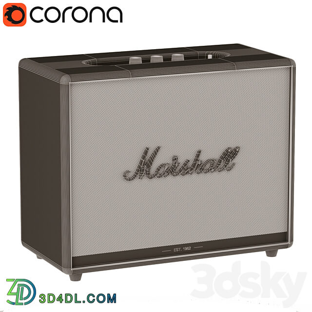 Marshall Loudspeaker Woburn II Black Leather